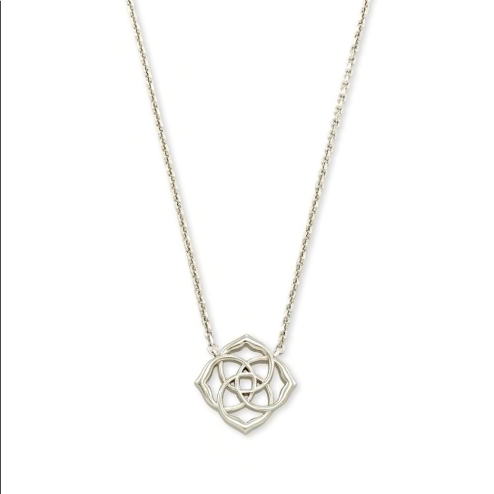 Kendra Scott Silver Dira Pendant Necklace